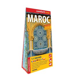 Maroc - carte routie're 1: 500 000 laminat w.2024