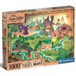 Puzzle 1000 Story Maps Śnieżka