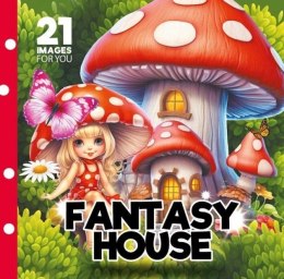 Kolorowanka 160x160 Fantasy house Bajkowe domki