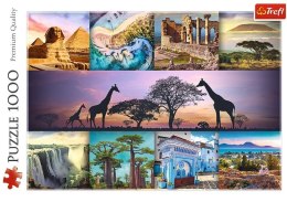 Puzzle 1000 Kolaż - Afryka TREFL