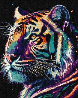 Malowanie po numerach - Fantastyczny tygrys 40x50