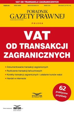 VAT od transakcji zagranicznych, Podatki 4/2024