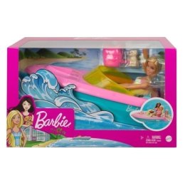 Barbie lalka + motorówka