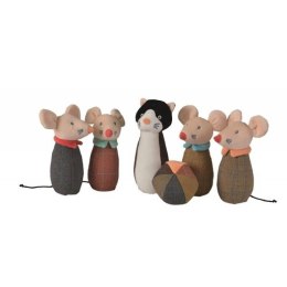 Kręgle dla dzieci do zabawy - Kot i myszki