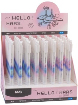 Długopis automatyczny Hello Mars niebieski (40szt)