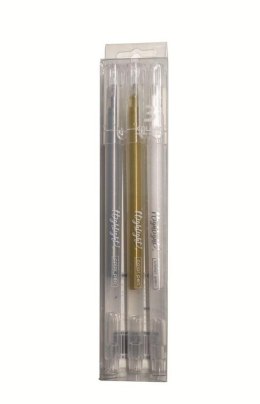Długopis żelowy 0,6mm 3 kolory M&G