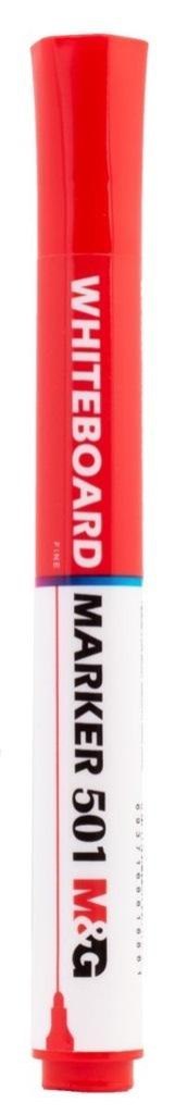 Marker permanentny 1-3 mm czerwony (10szt) M&G