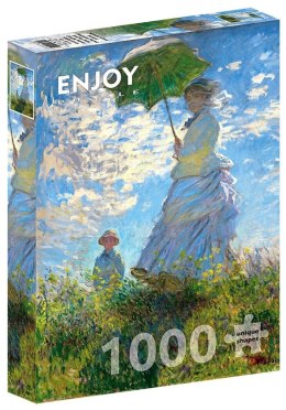 Puzzle 1000 Kobieta z parasolem, Claude Monet