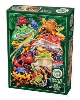 Puzzle 1000 Kolorowe żaby