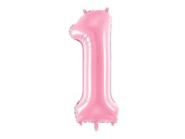Balon foliowy 1 różowy 86cm