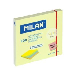 Karteczki samoprzylepne 76x76/100K pastel MILAN