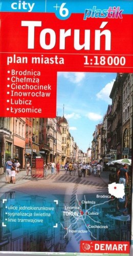 Toruń +6 - plan miasta