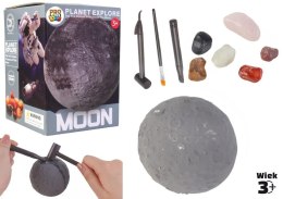 Wykopaliska minerałów planeta Księżyc