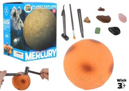 Wykopaliska minerałów planeta Merkury
