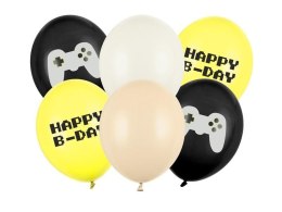 Balony Happy B-day 30 cm 6szt