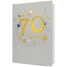 Karnet B6 Urodziny 70