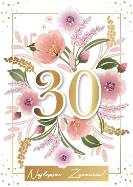 Karnet urodziny 30