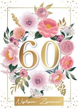 Karnet urodziny 60