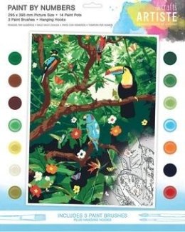 Malowanie po numerach - Endangered Rainforest